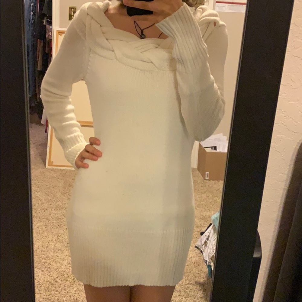 Winter wonderland White Mini Dress